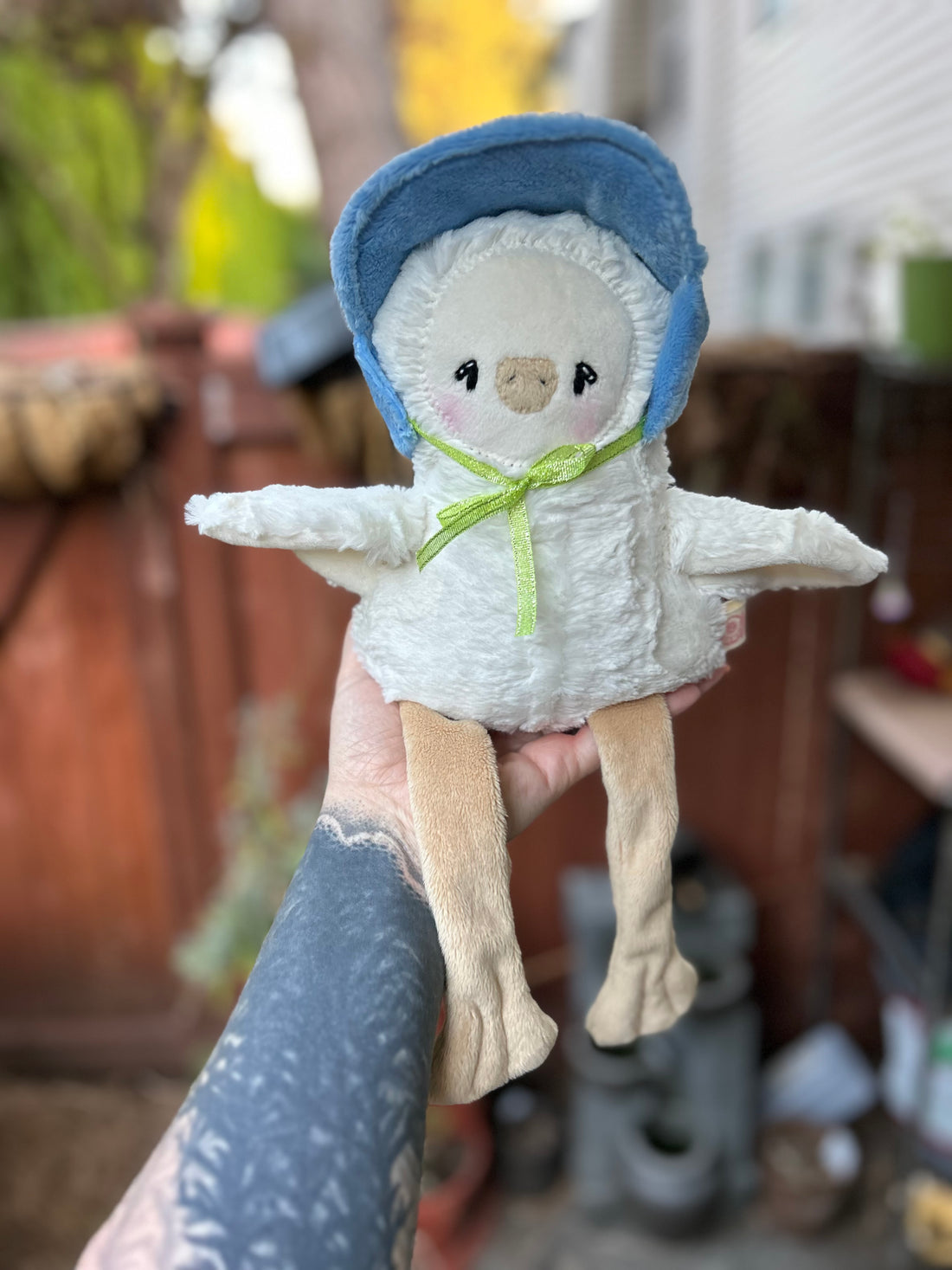 Abigail the goose in “Cottage Bonnets”