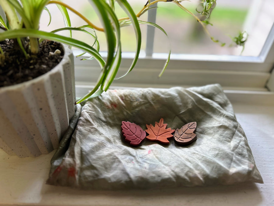 Beeswax Neutral Leaf Crayon Set