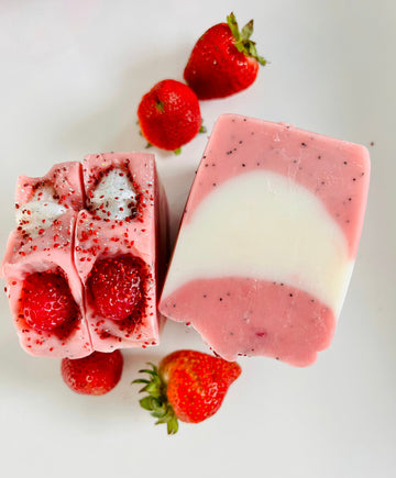 Blithe Soap CO. Strawberry Shortcake Soap